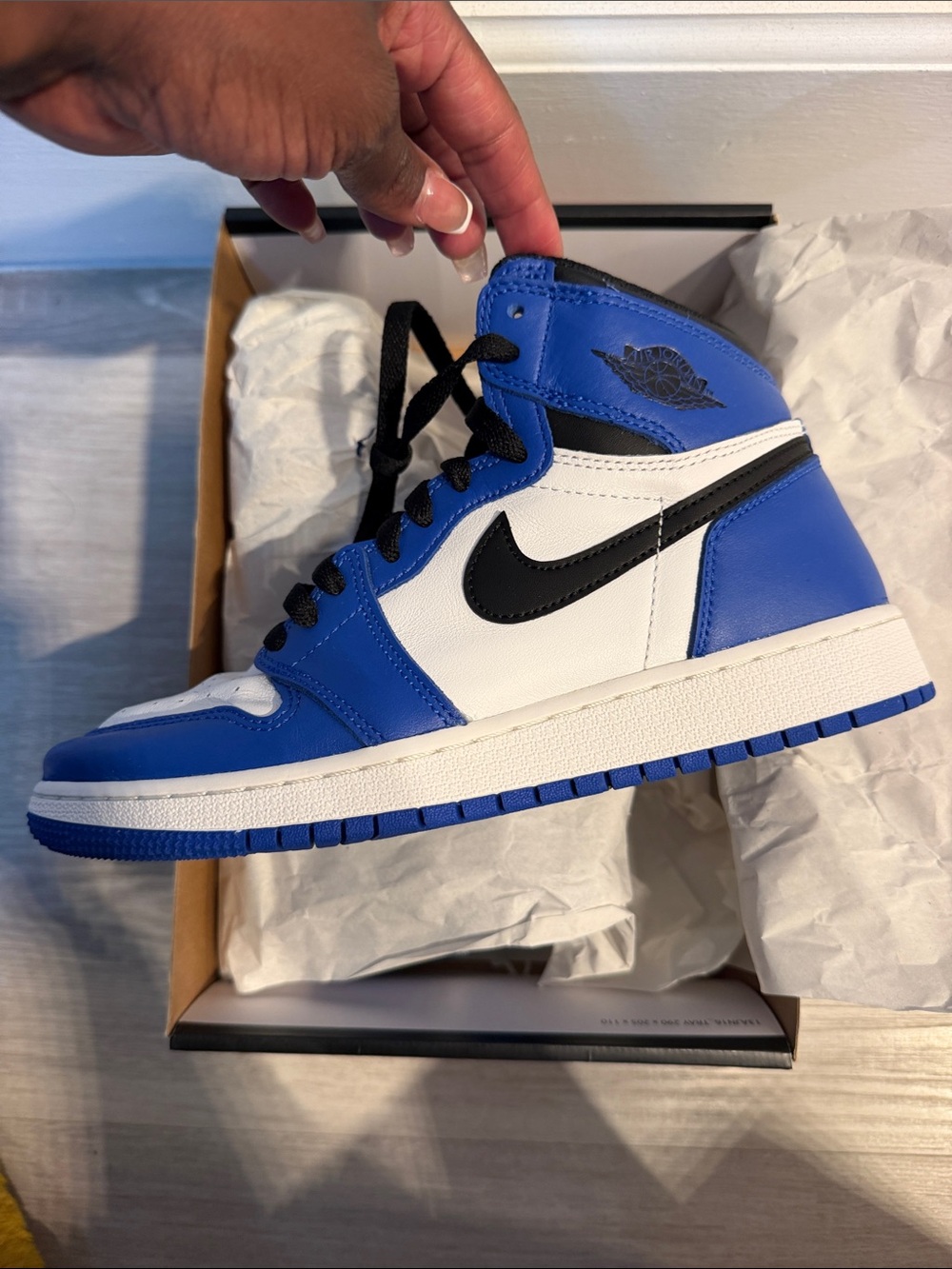 Nike Air Jordan 1 High White Blue Black